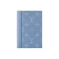 LOUIS VUITTON Logo Canvas Passport Holder with Interior Card Slots - Blue - M14358