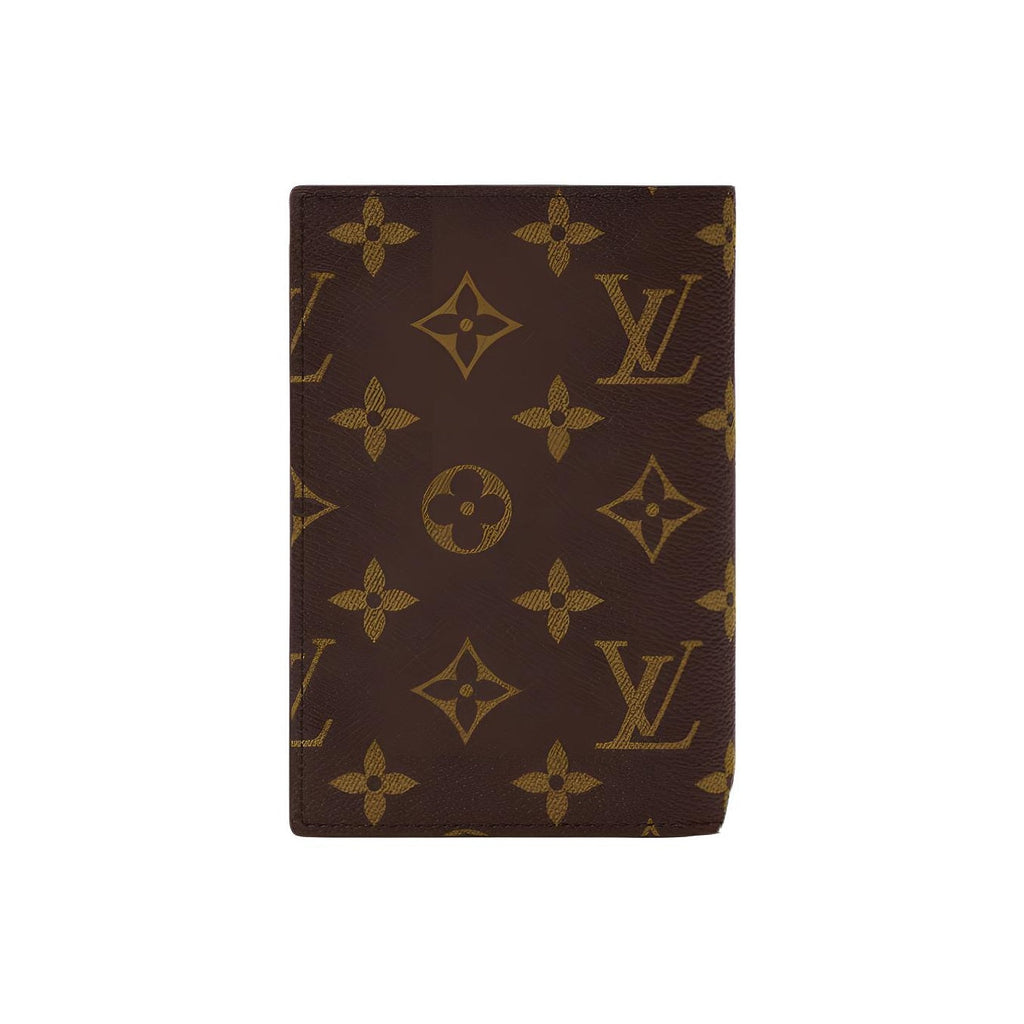 LOUIS VUITTON x Grace Coddington Catogram Monogram Coated Canvas Passport Holder - Brown - M25753