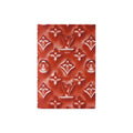 LOUIS VUITTON Ice Cube Monogram Coated Canvas and Faux Leather Passport Holder - Pomegranate Red - M28595