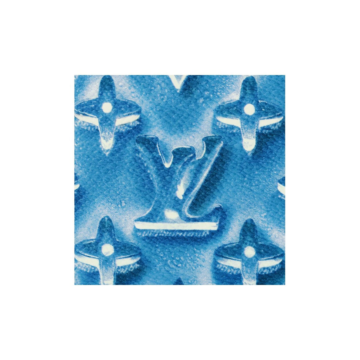 LOUIS VUITTON Monogram Ice Cube Coated Canvas Wallet - Blueberry Blue - M28626