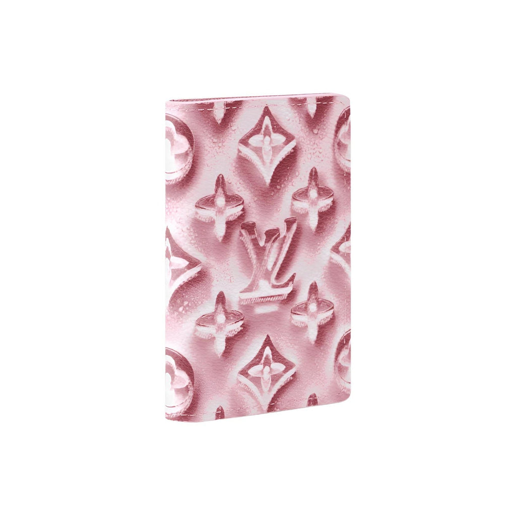 LOUIS VUITTON Pocket Organizer Monogram Coated Canvas and Faux Leather Card Holder - Pink - M28625