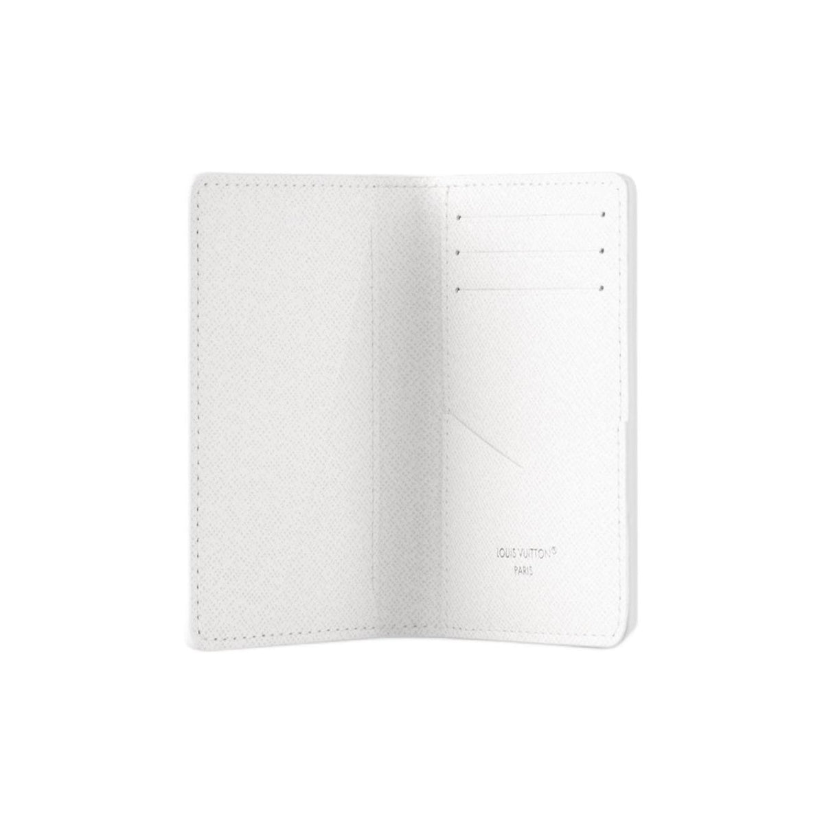 LOUIS VUITTON Colored Monogram Card Holder White Ski Collection M14882